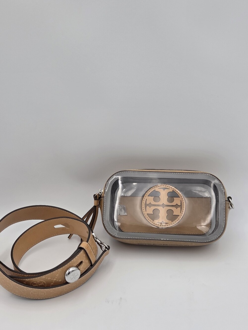 Tory Burch Mini Miller Clear Crossbody Bag
